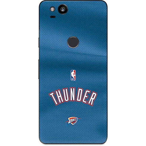 NBA Oklahoma City Thunder Jersey Google Pixel 2 Skin